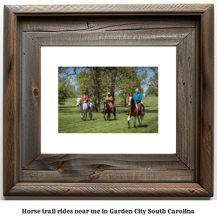 horse trail rides near me in Garden City, South Carolina